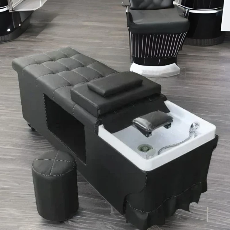 Modern Speciality Shampoo Chair Luxury Reception Spa Salon Shampoo Bed Beauty Barber Sedia Per Shampoo Salon Furniture HD50XF modern speciality shampoo chair luxury reception spa salon shampoo bed beauty barber sedia per shampoo salon furniture hd50xf