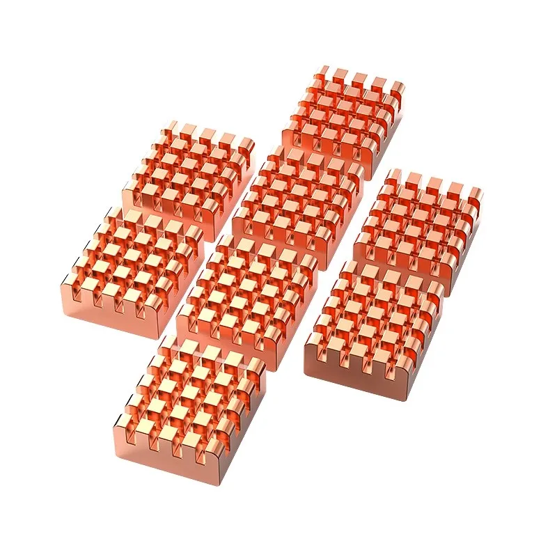 VRAM Copper Heatsink TEUCER 4/812-PCS VRAM Copper Heatsink for Cooling GPU Chips