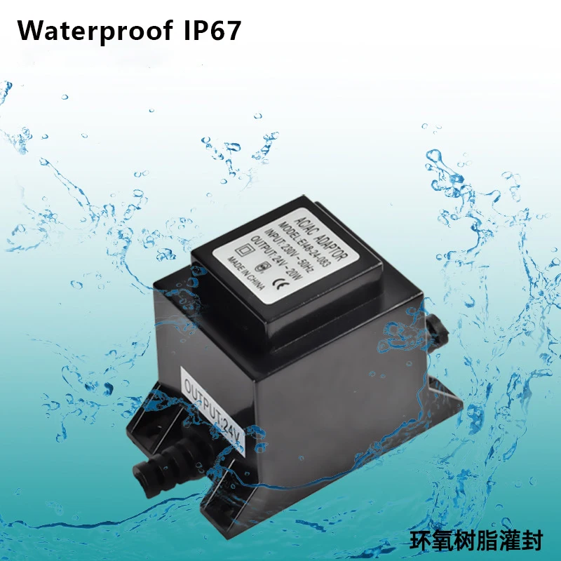 Aazon.co: 12V 1A Class 2 Power Supply, IP44 Waterproof LED Transforers Replaceent, US Plug