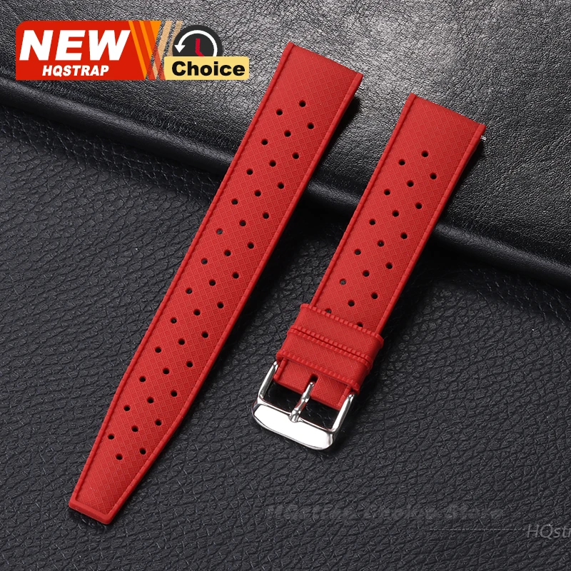 Quick Release Tropical Silicone Waterproof Strap – 18mm, 20mm, 22mm