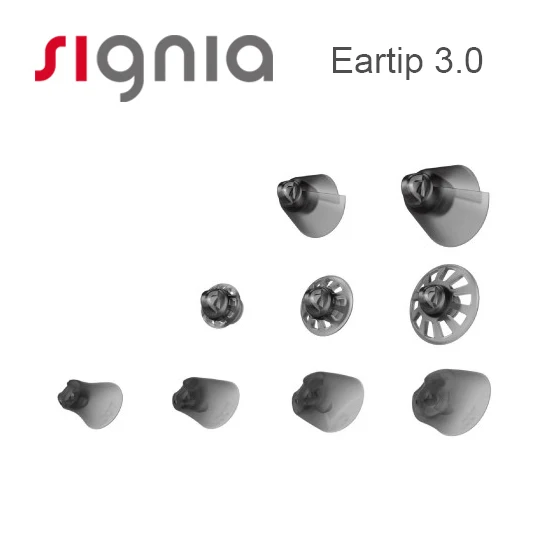 Original Siemens Signia Connexx Eartips 3.0 Domes 6 pcs Hearing Aids Dome 5