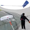 Roof Rake Roof Snow Rake Telescoping Lightweight Snow Removal Tool Snow Roof Rake for Garden House Roof Window Lawn Rooftop 4