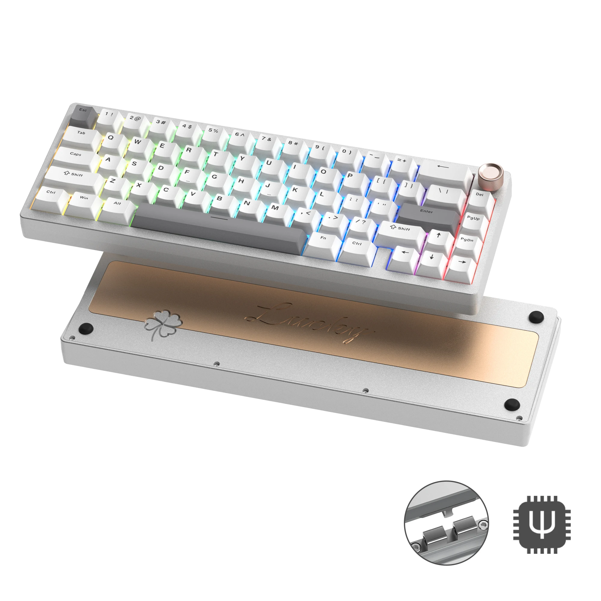 Womier SK65 V2 65% アルミ合金シェルトライモードホットスワップ