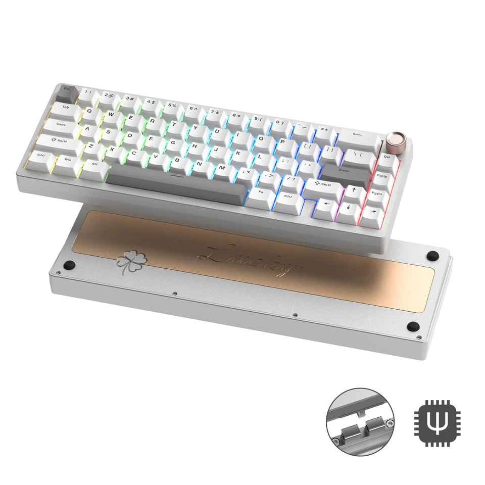 Womier SK65 V2 65% アルミ合金シェルトライモードホットスワップ