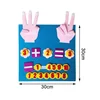 Children's Early Education Enlightenment Clock Cognitive Mathematics  Busy Board Felt Board Montessori Intellectual Toy for Kids 2