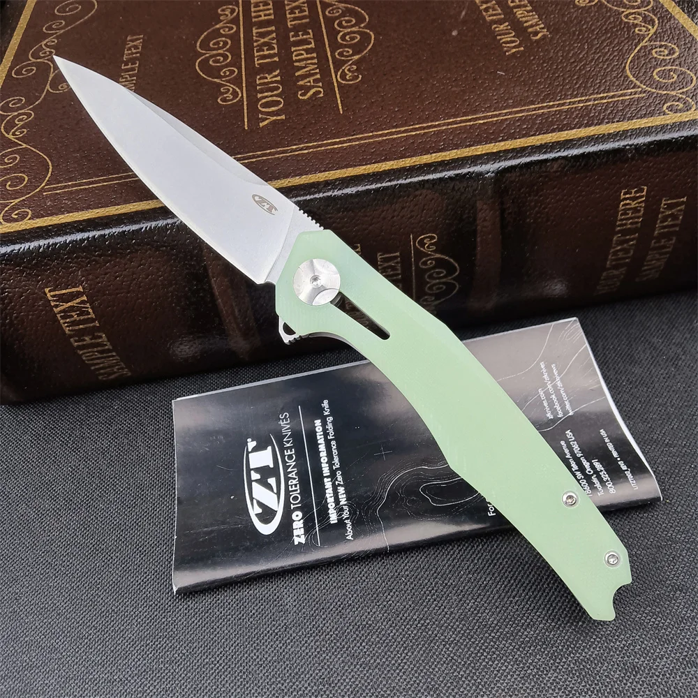 

Zt0707 Zero Tolerance Folding Knife D2 Blade G10 Handle Tactical Survival EDC Pocket Knives Outdoor Camping Tool Gift
