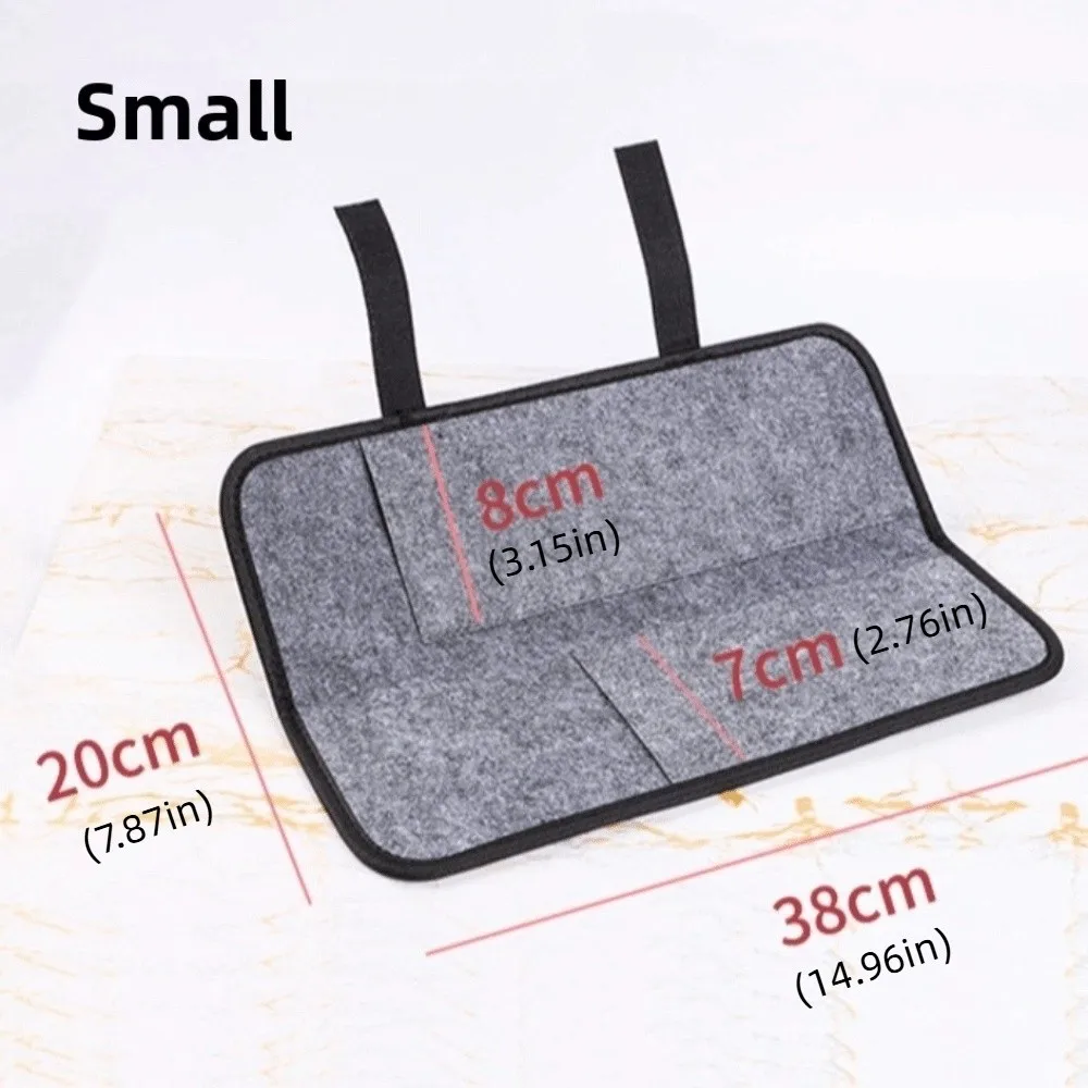 Felt Curling Iron Bag Dustproof Protective Cover Straightener Storage Pouch Heat-Resistant Curling Iron Insulation Mat