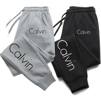 Pantalons de course de sport imprimés décontractés, pantalons longs d'automne, pantalons de sport de fitness de couleur unie, vêtements de sport pour hommes et femmes 1