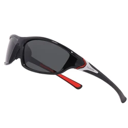 Polarized Outdoor Sports Sunglasses - UV400 Protection for Fishing, Camping, and Driving (Gray)