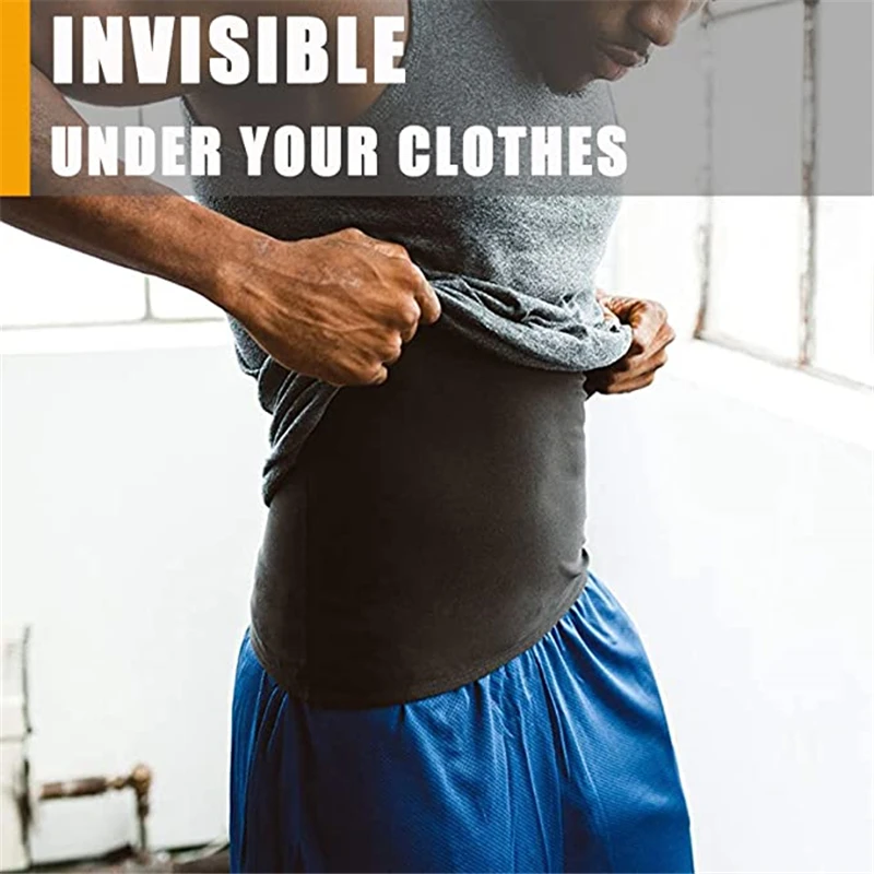 Unisex Hot Sauna Sweatband Shapewear Waist Trainer Weight Loss Exercise Gym Fitness Abdominal Fat Burning Shapewear