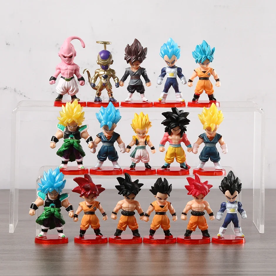 ドラゴンボールZのPVCフィギュア,超サイヤ人,悟飯,ベジータ,ブロリー