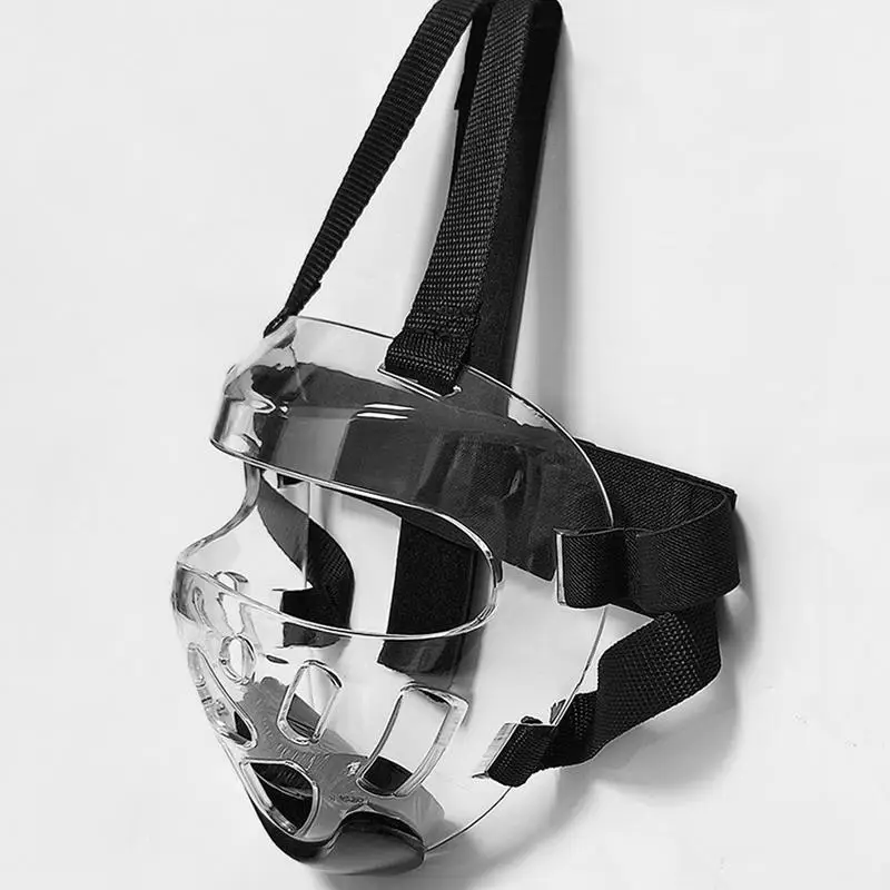 Clear Taekwondo Face Shield Taekwondo Protection Detachable Protector Protective Mask Facial Protective Gear for Adult Child