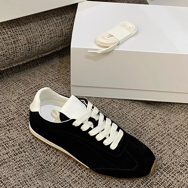 Unisex Damen-Freizeitschuhe aus Wildleder, Schnürschuhe, klassisch und vielseitig_voghion.com