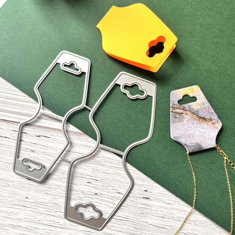 금속 다이 컷 걸이식 태그 엠보싱 스텐실 커팅 다이, 카드 제작 스크랩북 종이 공예, DIY 템플릿 수제