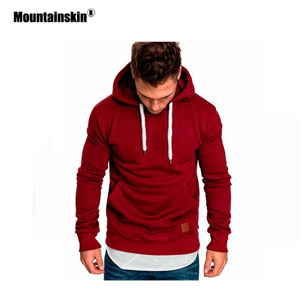 Mountainskin Mens Sweatshirt Long Sleeve Autumn Spring Casual Hoodies