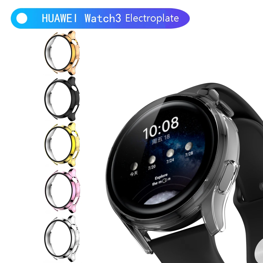 Premium Electroplated Case with Built-in Tempered Glass Screen Protector