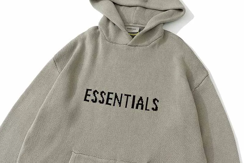 Top Version 7th Collection FG7C Fashion Knit Pullover Men Women Hip hop Streetwear Hooded Sweater Loose Thick Wool Sweaters