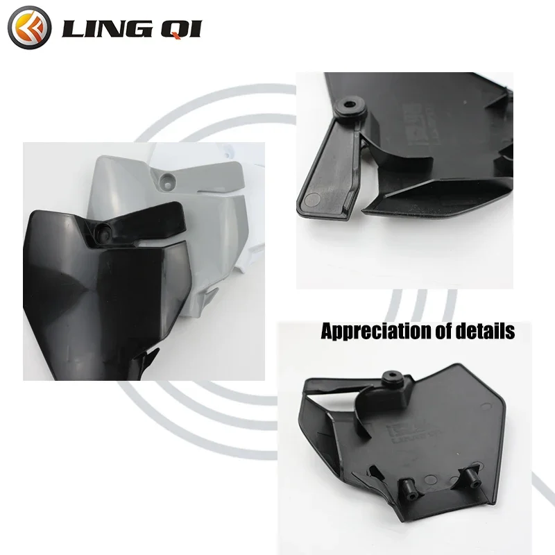Motorcycle KT 65 Front Number Plate Plastic Dust Fender Cover For KT65 Motocross Dirt Pit Bike Accessories