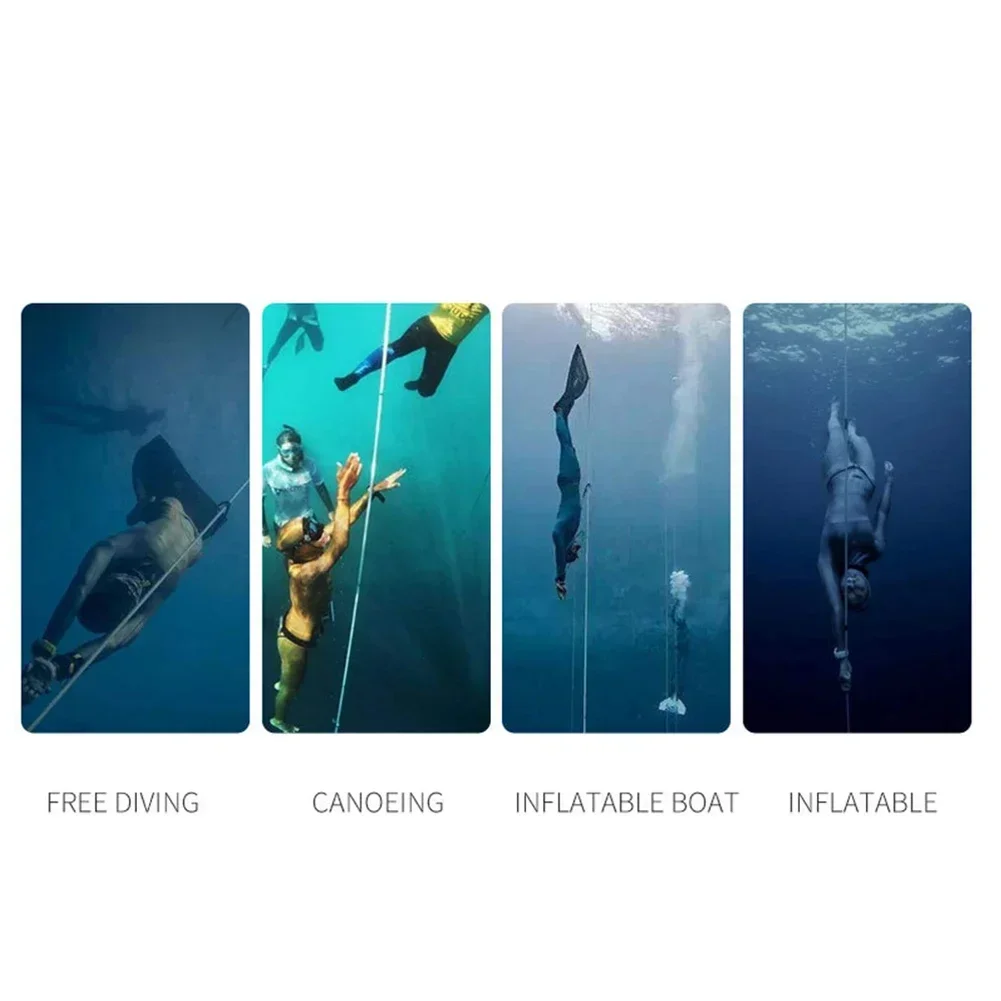 Underwater Sports Scuba Diving Safety Lanyard with D-Ring