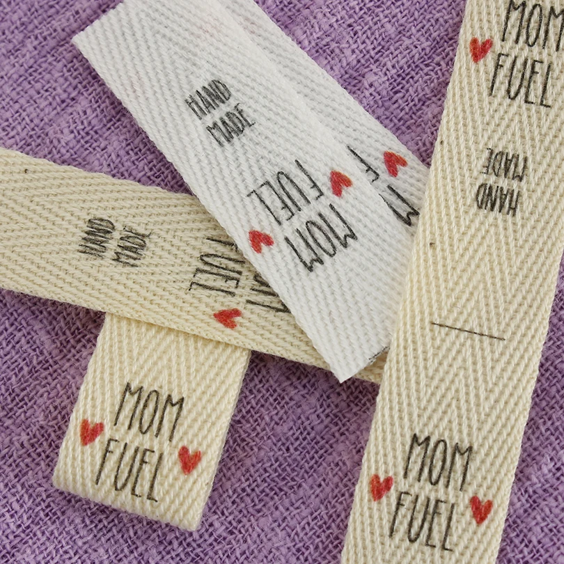 15*50 mm Folding Labels, Twill Ribbon, Logo Labels, Sew Accessori ...