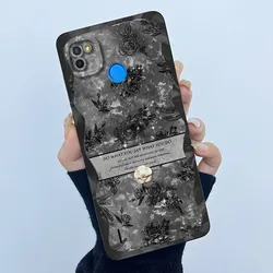 Liquid Silicone Fashion Simplicity Oil Painting Floral Back Cover Phone Case for Tecno Pop 4 Air (HEI - TYHEI1001)