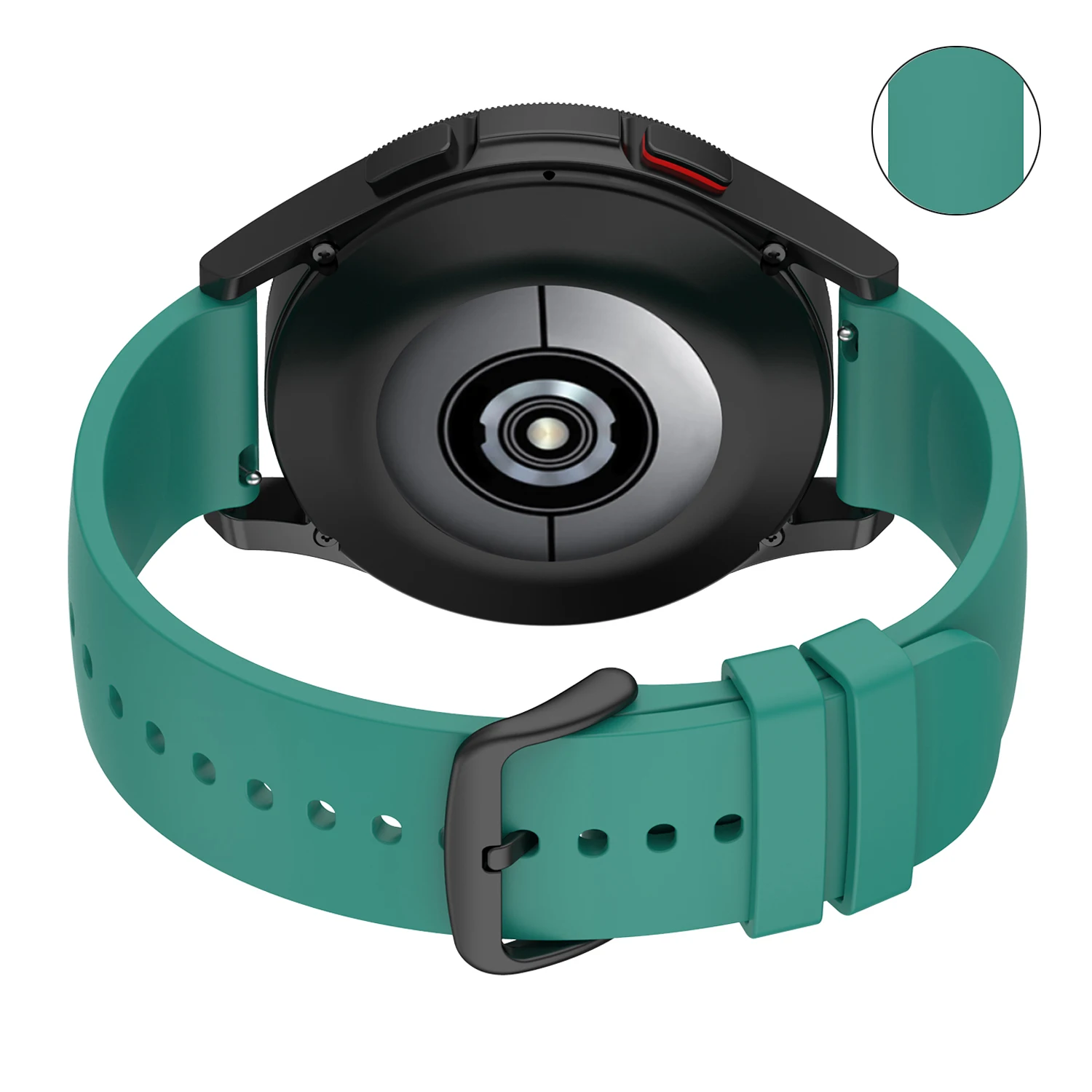 Universal Silicone Sport Watch Band, 20mm/22mm - Multiple Sizes Available