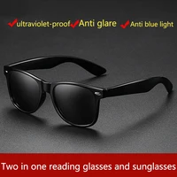 Shatar New Ultra Light Black Lenses Reading Glasses Sunglasses Sunshade Eye Protection For Men Women High-Quality 1