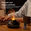 New Volcanic Aroma Diffuser 130ml Ultra Quiet Household Aroma Essential Oil Diffuser with Color Flame Night Light for Home Room 3