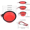 Portable Pet Food Bowl  Durable TPR Bowl  Cat and Dog Food Pet Silicone Collapsible Bowl Portable Travel Outdoor Water Food Bowl 2