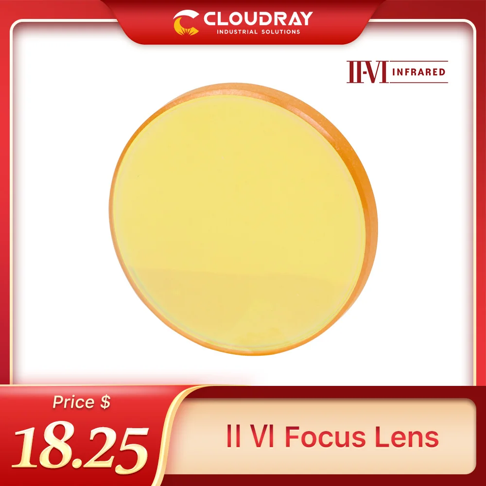 Lente Laser CO2 II-VI - Diametro 20mm, Focale 63.5mm, ZnSe Per Taglio Laser - Foto 2