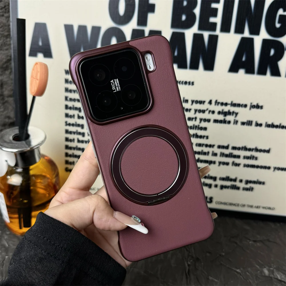 Ultra Thin Magnetic Bracket Phone Case with Invisible Folding Stand