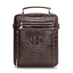 Genuine Leather New Luxury Men Light Single Shoulder Bag Briefcase High Quality Business Crossbody Handbags Trend Messenger Bags