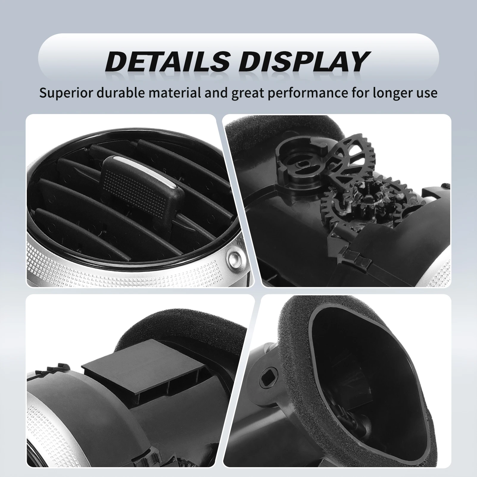 8P0820901C 아우디 A3 S3 8P (2008-2012년식) 차량용 전면 대시보드 에어컨 통풍구, 교체용 에어벤트