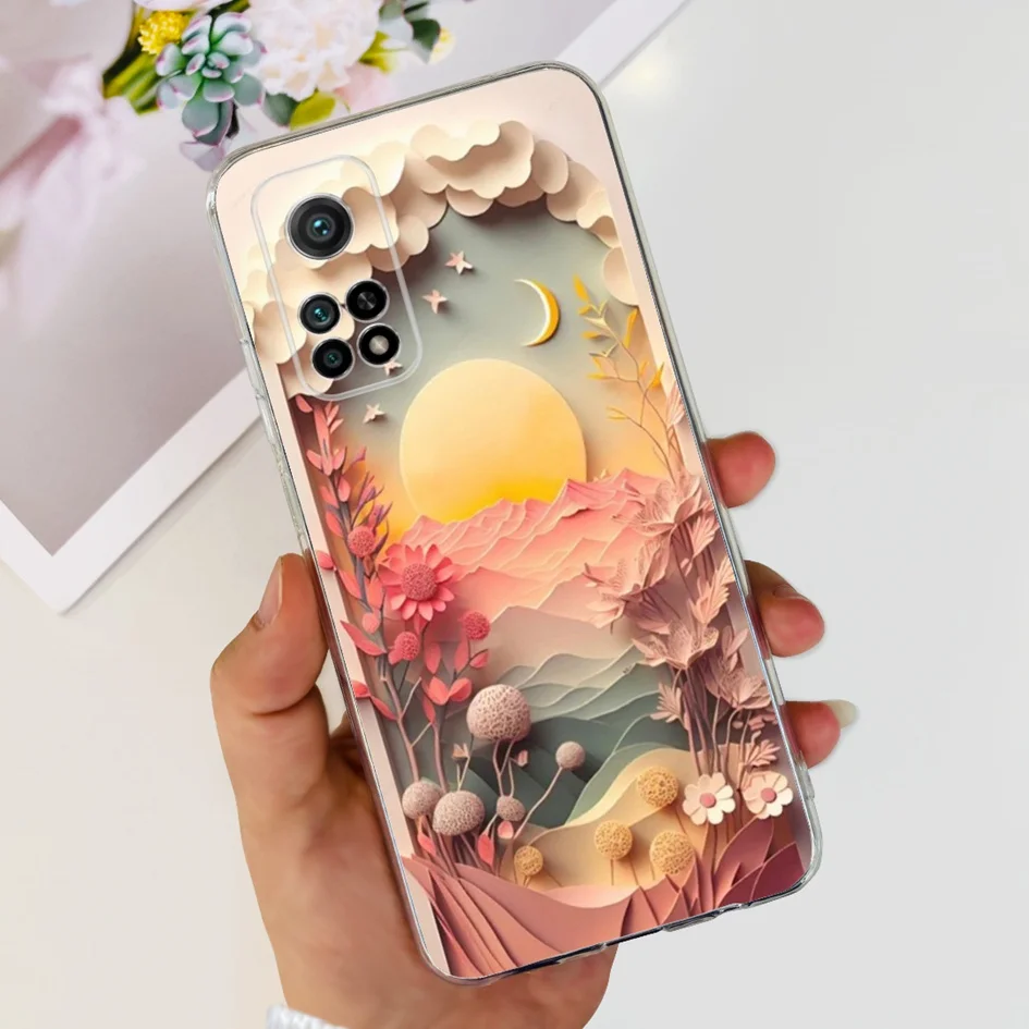 Fashion Marble Transparent Silicone Phone Case with Soft Bumper