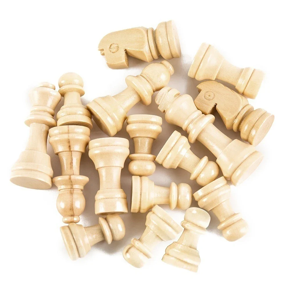 Description Picture 6 of item3 in 1 Chess Game Board Folding Storage Wooden Chess Board Sets Exquisite Chess Set Chess and Checkers Game Set