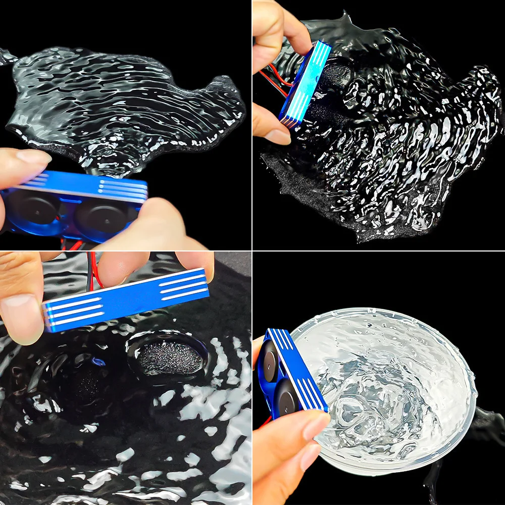 RC car for 1/7 1/8 1/10 Motor radiator 540 550 3650 3660 3670 Motor cooling high-speed fan dual fan 3010 6