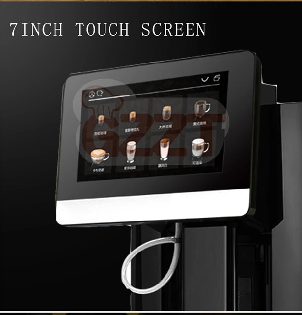 GZZT One-Button Full Automatic Coffee Machine 19Bar ULKA Pump Double Boiler  One-touch Custom Fancy Coffee Maker 110-220V/50-60Hz