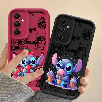 Cute Disney Stitch Case for Samsung Galaxy A24 A15 A54 A73 5G A25 A34 A13 A14 4G A23 A33