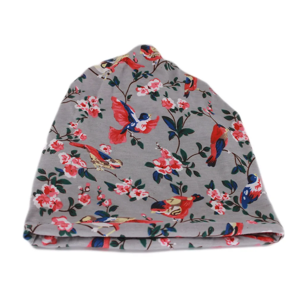 Neue Frühling Herbst Erwachsene Frauen Warme Mützen Skullies Casual Outdoor Hut Schal Mode Sport Dance Mädchen Hüte Floral Knochen – Detail 13