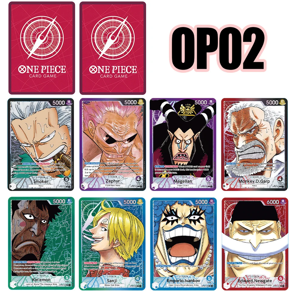 55PCS OTCG Leader Set 1 Anime ONE PIECE Proxy Cards Luffy Zoro