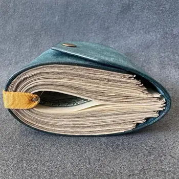 Il portafoglio avvolgente per contanti, pratico porta soldi con accesso rapido in contanti, organizer per portafoglio in pelle, piccolo portafoglio tascabile compatto e di lusso