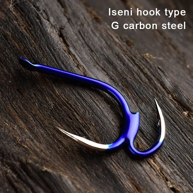 

10Pcs/lot High-carbon Steel Two Strength Tip Sharp Fighting Fishing Hook With Barbed Fish Gear For Sea Fishing Double Hook