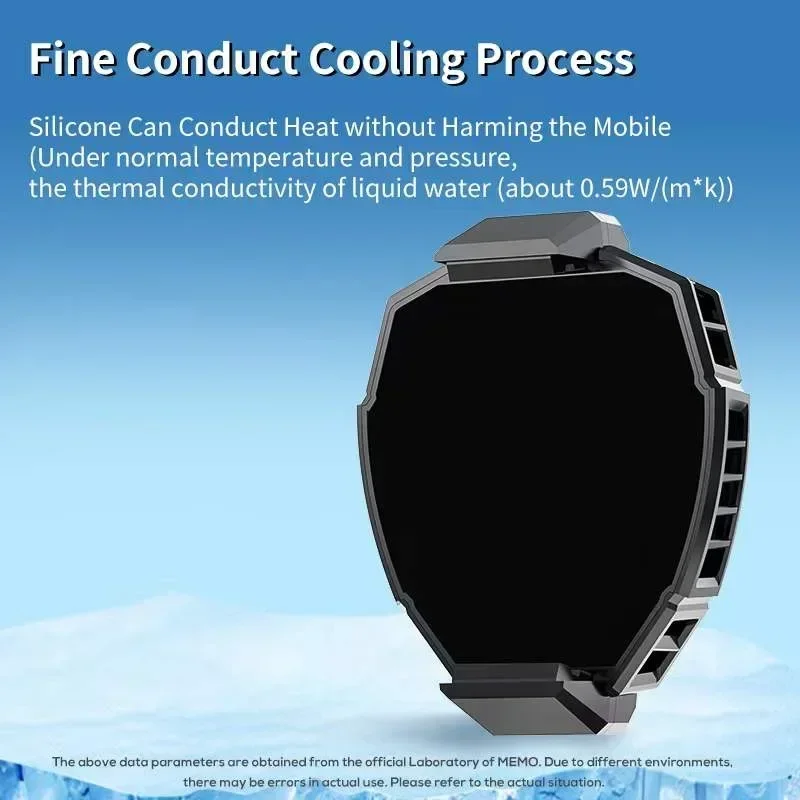 2 In 1 Mobile Phone Magnetic LED Display Fan Cooling Phone Radiator & RGB Light Smartphones Genshin Impact PUBG Game Cooler phone cooler