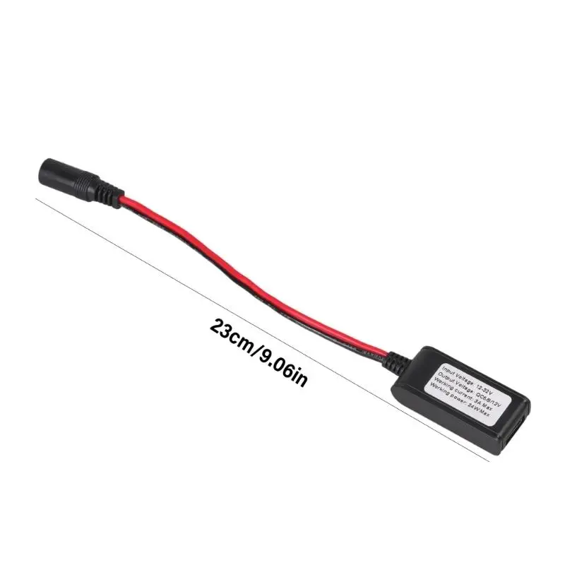 태양 전지 패널 자동차 배터리용 USB에 Y1UB 전압 변환기 케이블 5.5X2.1Mm 여성