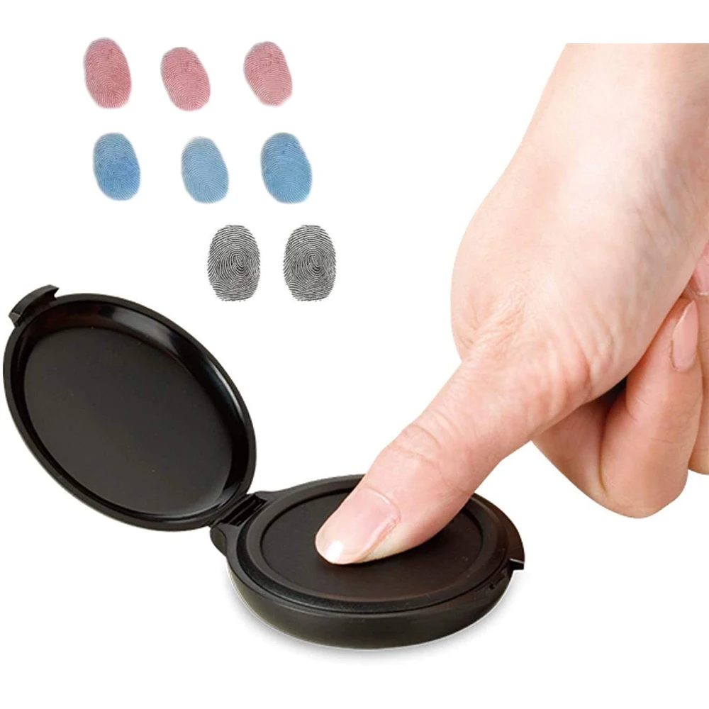 FingerprintInkPadandInkPadsforStampsThumbprintInkPadfor