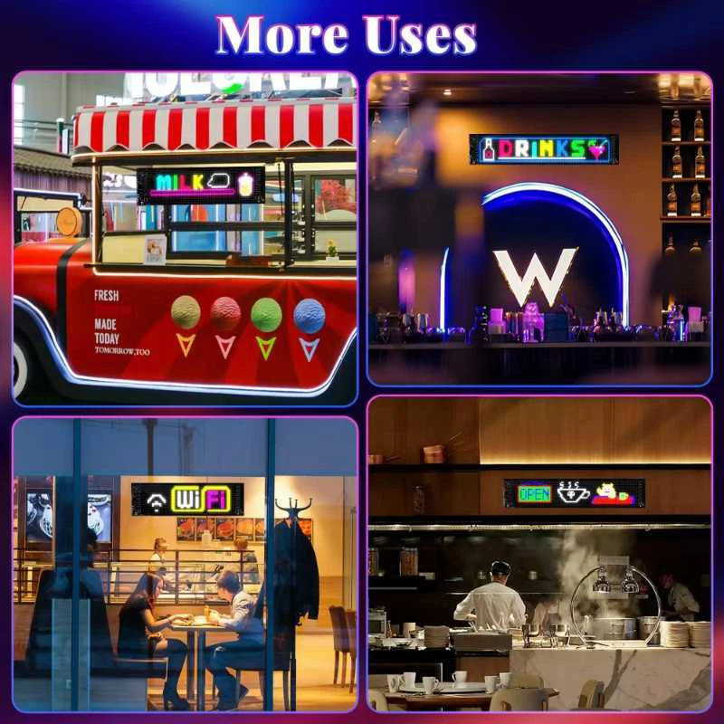 Truck Devil Eye LED Matrix Pixel Panel Remote App Control DIY Programmable Flexible Screen for Car Truck Accessorie