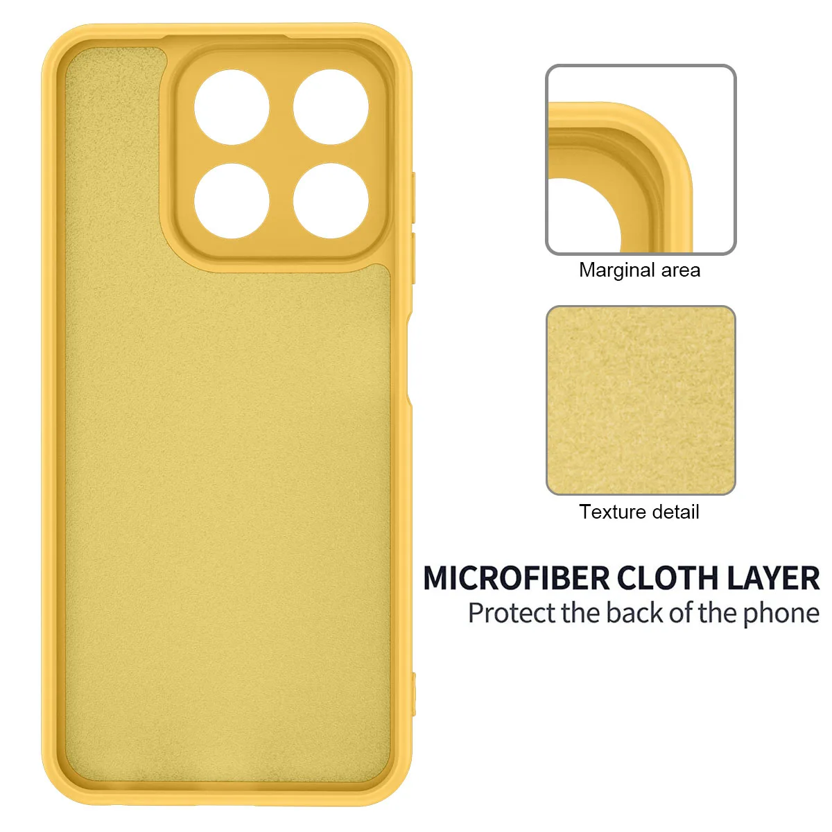 Ultra-Thin Silicone Anti-Fall Case with Soft Skin-Feel and Shockproof Bumper