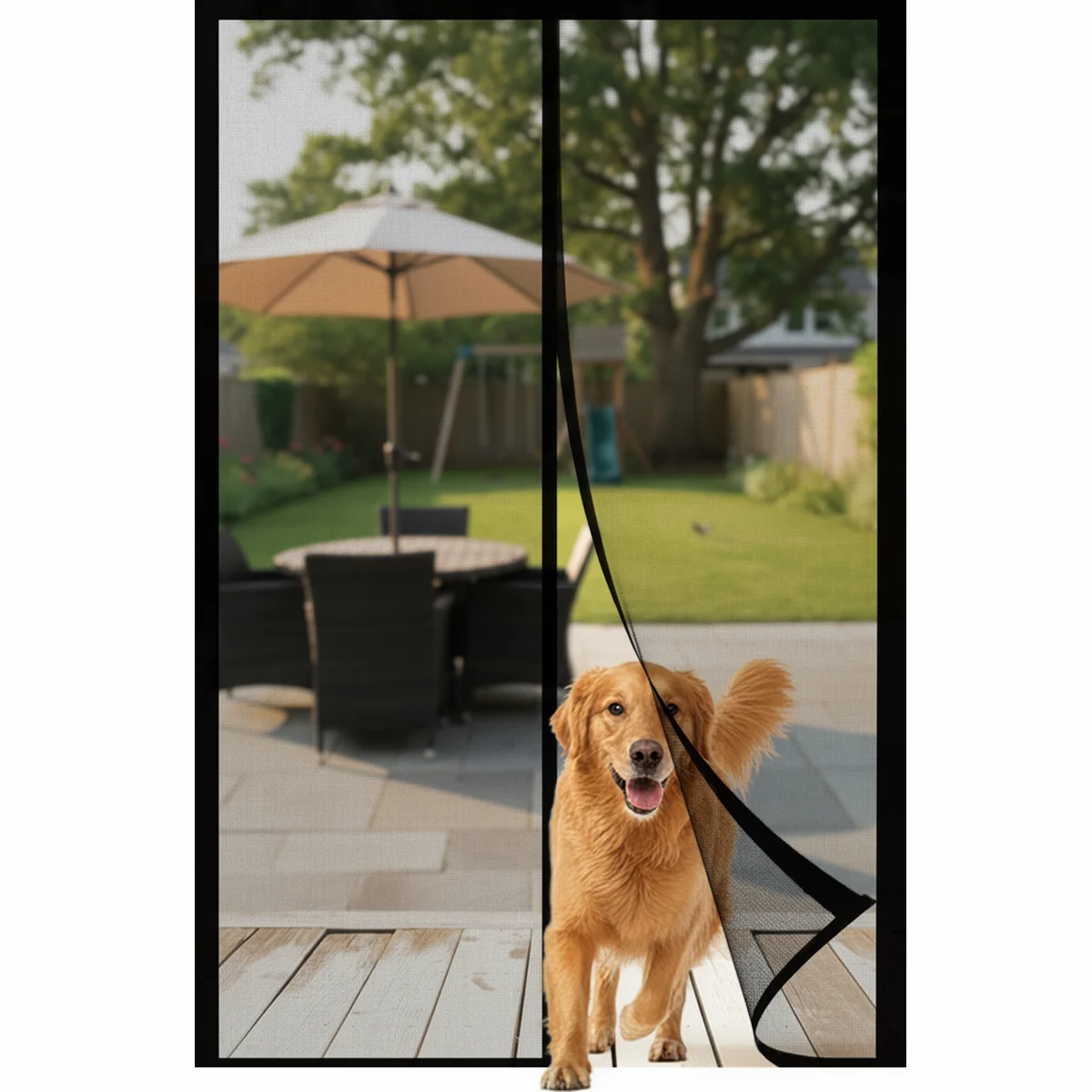 มุ้งลวดแม่เหล็ก PP Nano, มุ้งกันแมลงแบบหนา, แม่เหล็กแรงสูง, ไม่ต้องเจาะ ติดตั้งง่ายแบบแฮนด์ฟรี, ระบายอากาศได้ดีและกันฝุ่น 1