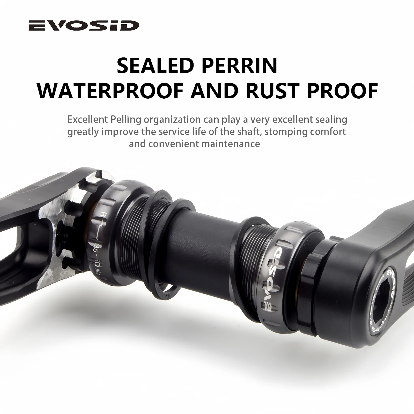 EVOSID MTB Bike Bottom Bracket Road Bicycle BSA Sealed Peilin Central Axis 68-73 Hollowtech Central Movement BB Bike Accessories bicycle bottom bracket