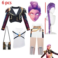 Rumi Mira Zoey KPop Demon Hunters Cosplay Costume Kids KPop Demon Hunters Disguise Cloth Girls Birthday Party Halloween Costume